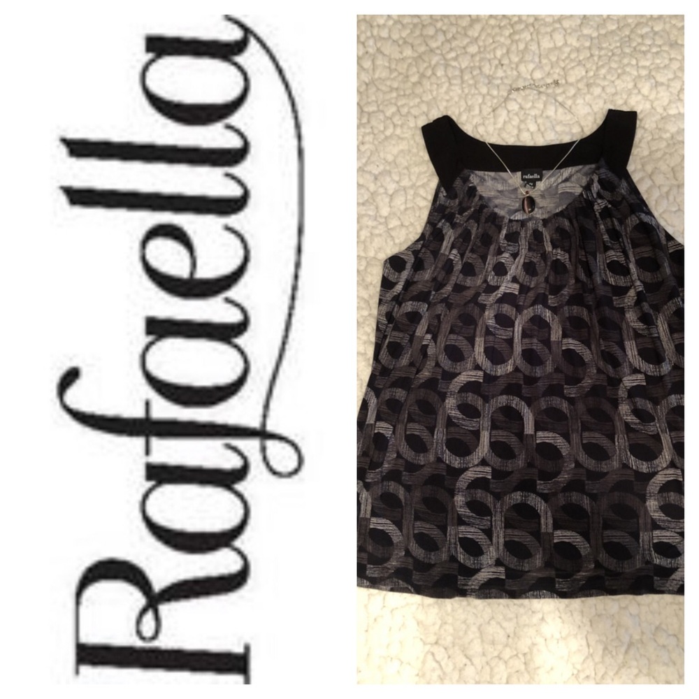 Women’s L Black and white blouse